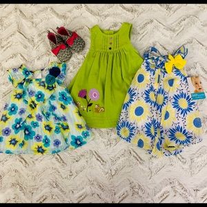 Lot of 3 baby girl clothes